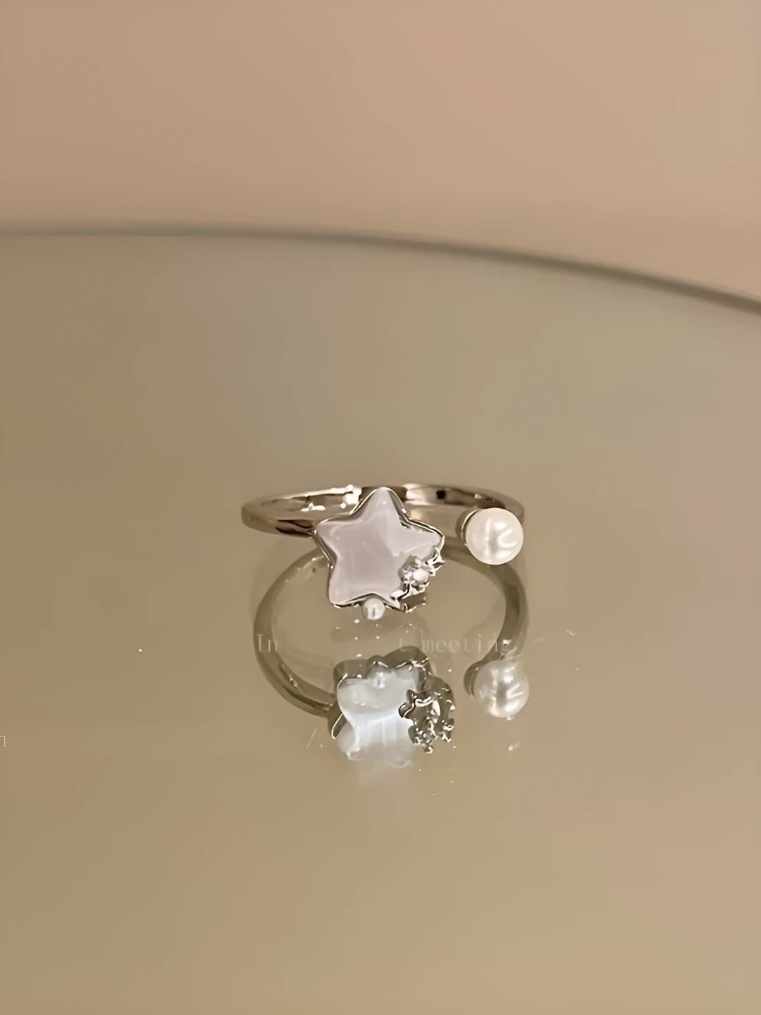 Star pearl ring