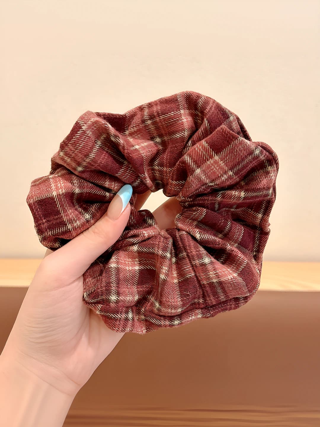 Rose plaid - 14 cm