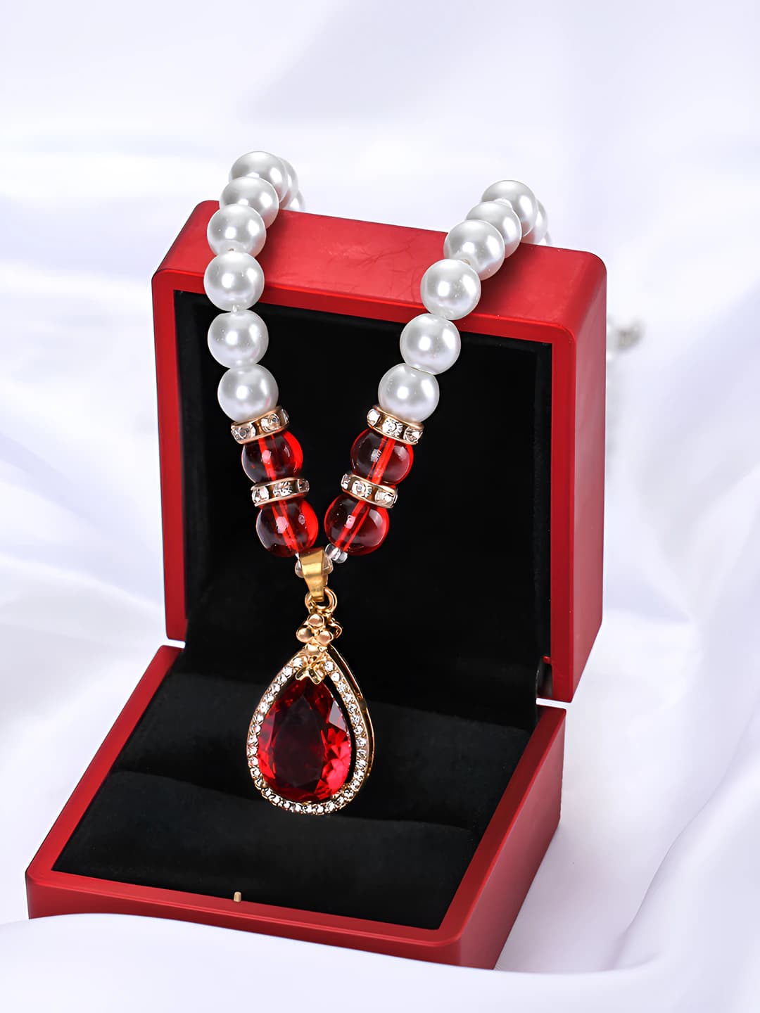 Diamond necklace [Red]