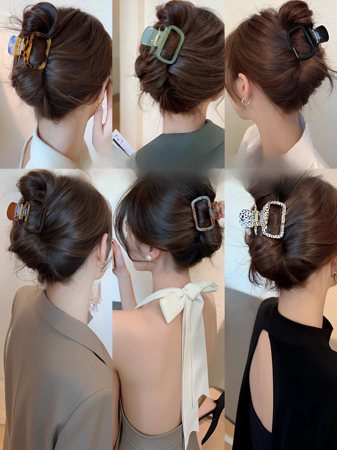Women's acetate hair clips 2026
