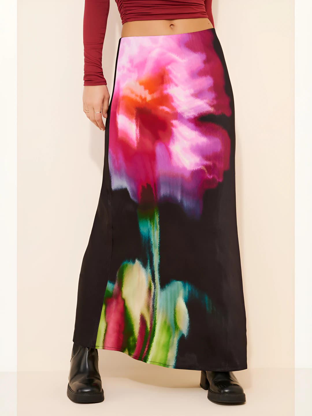 Black floral