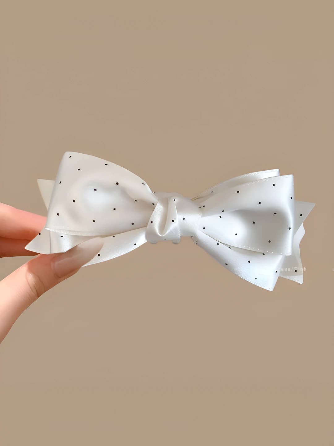 3# Sweet girl banana clip 13 cm - White