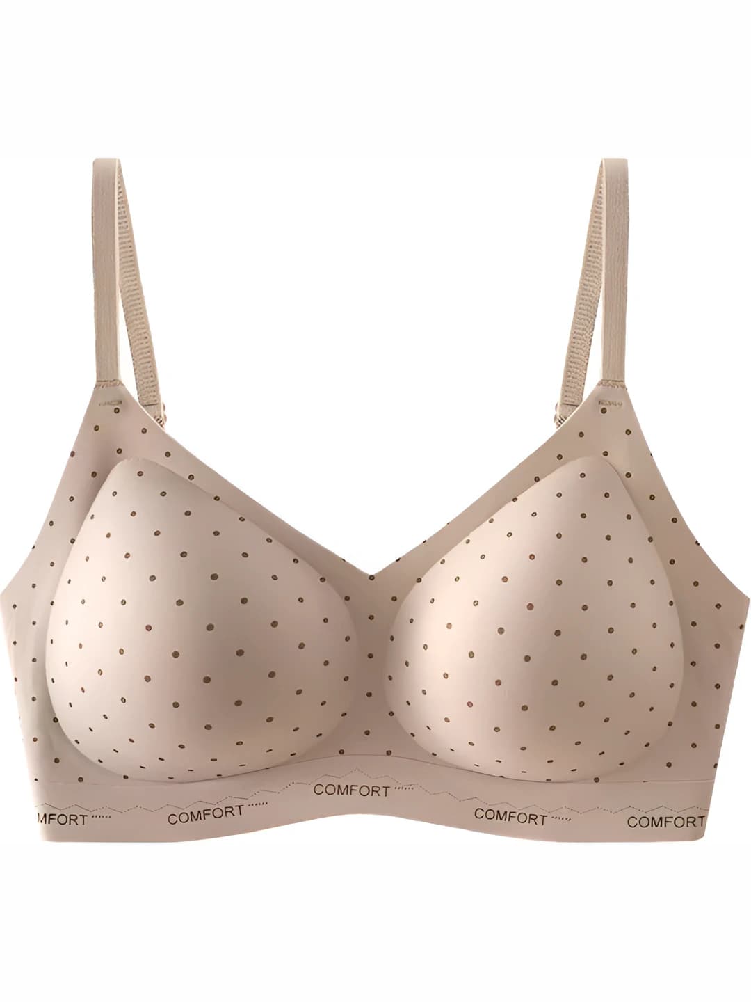Polka dot brown