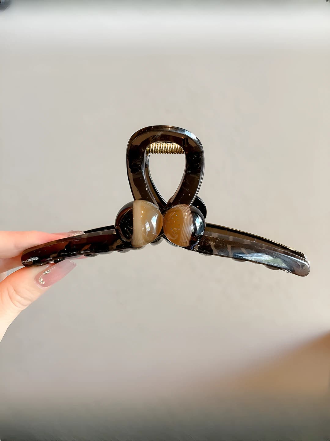 1# Коричневый градиент две жемчужины 12.5cm