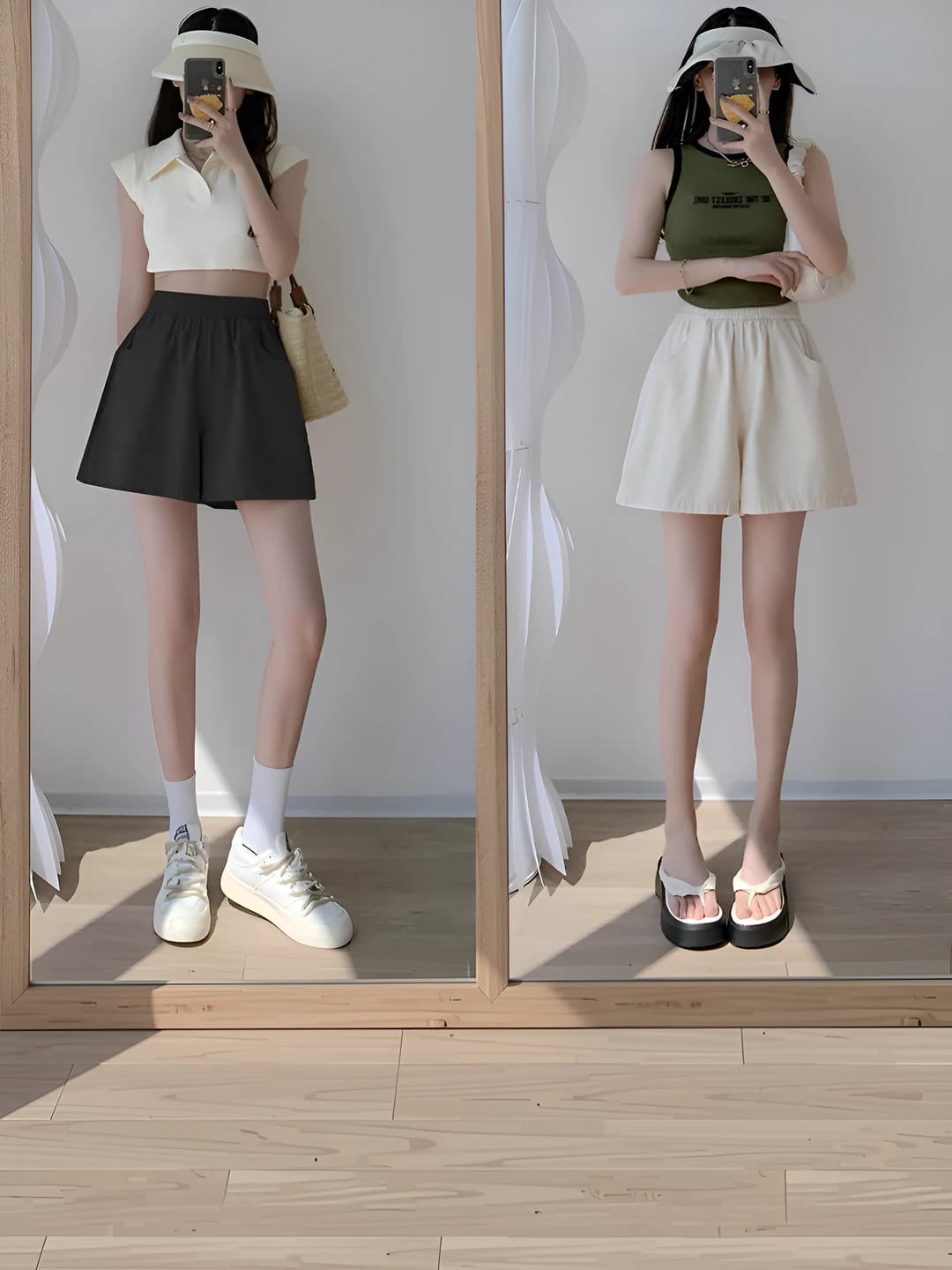 Black + off-white [2 pc]