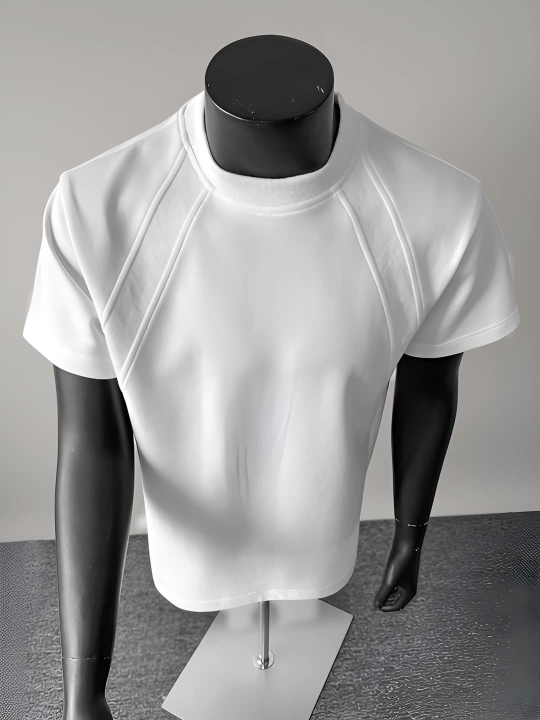 Men's short sleeve t-shirts for summer: loose fit, crew neck, solid colour, breathable, plus size, casual style