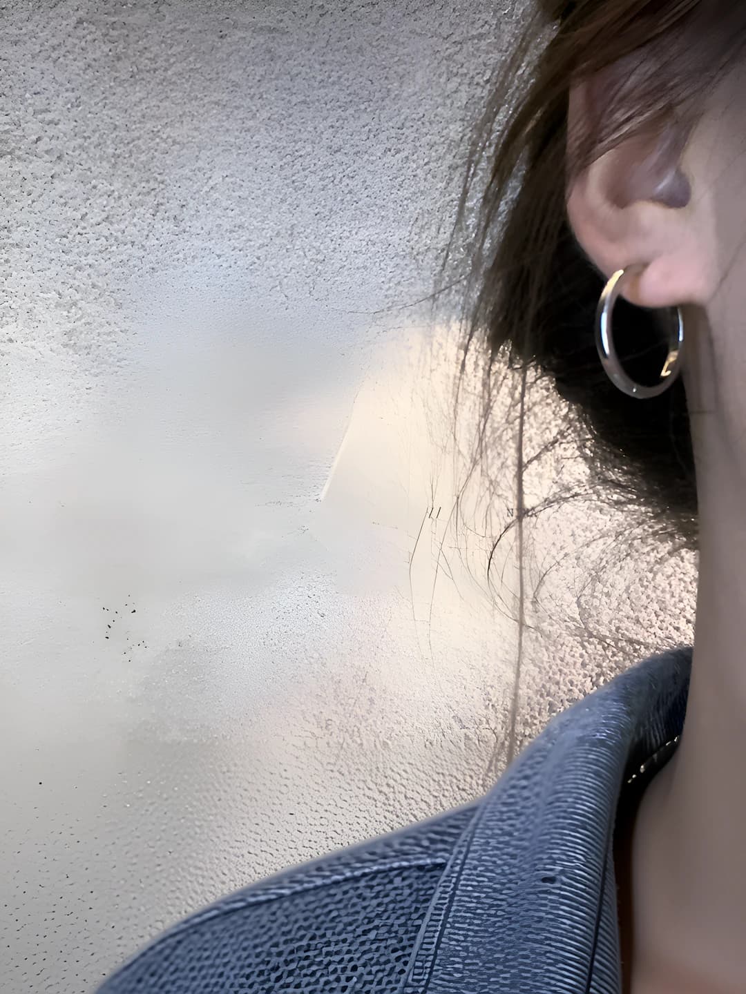 Women's silver round geometric stud earrings, autumn-winter, 2026