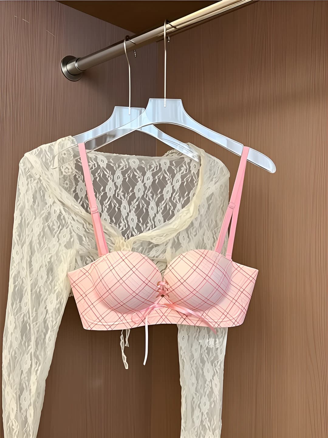Plaid pink
