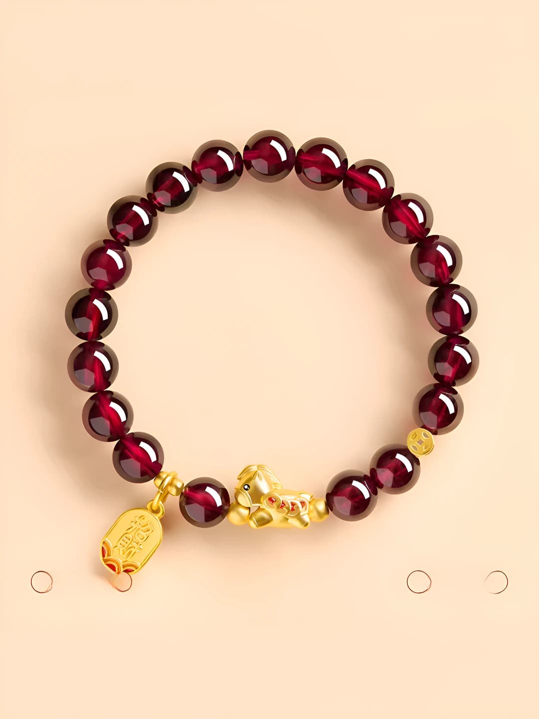 Garnet 8mm, bilak 15-17cm