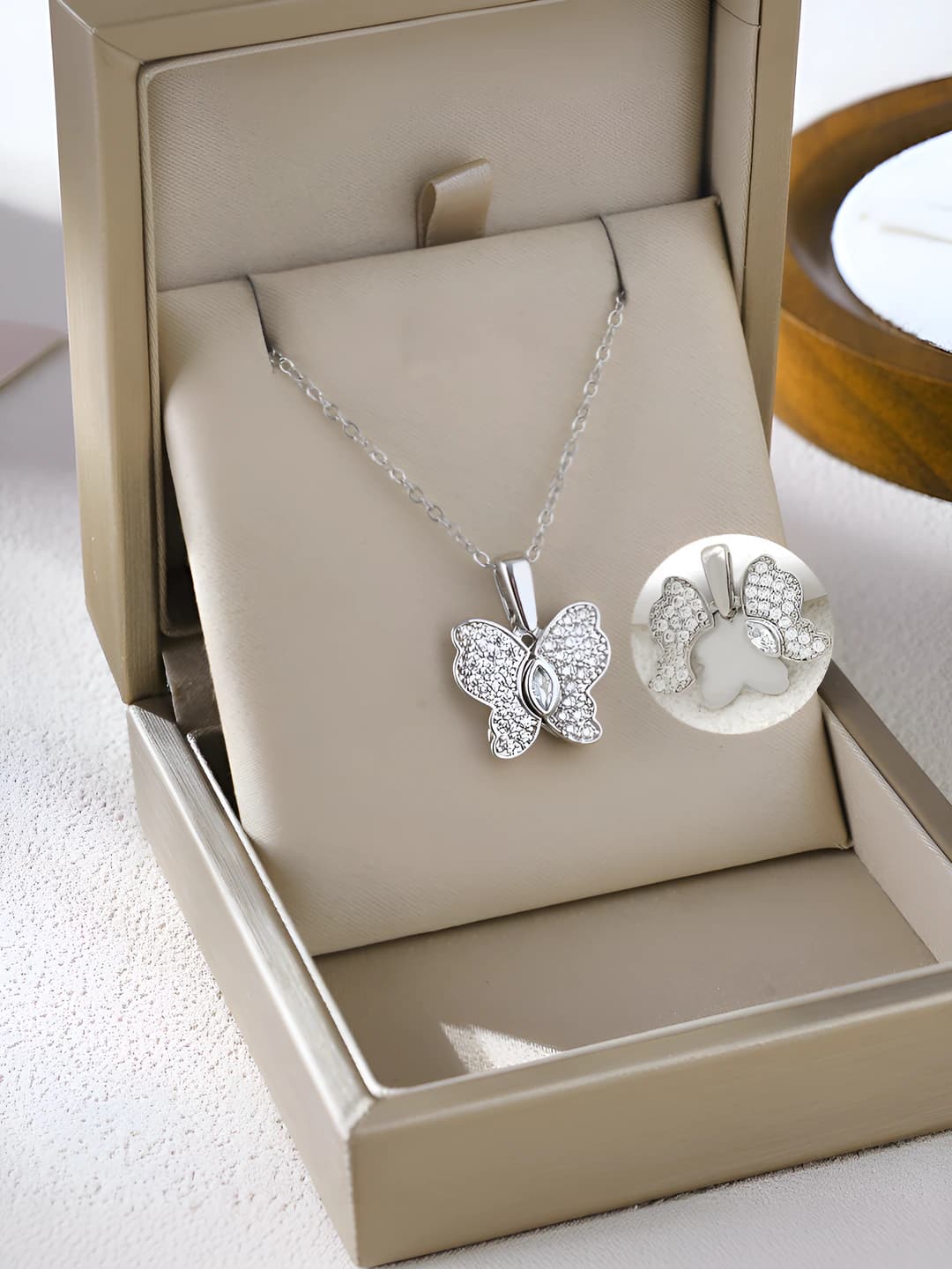 Silver butterfly