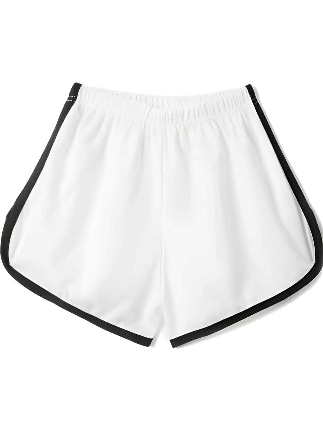 White, short shorts