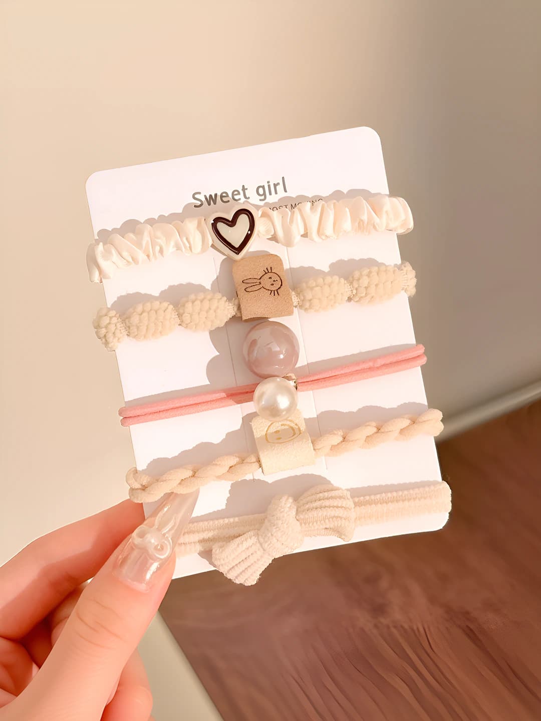 10# Beige 5-piece set #4-6cm