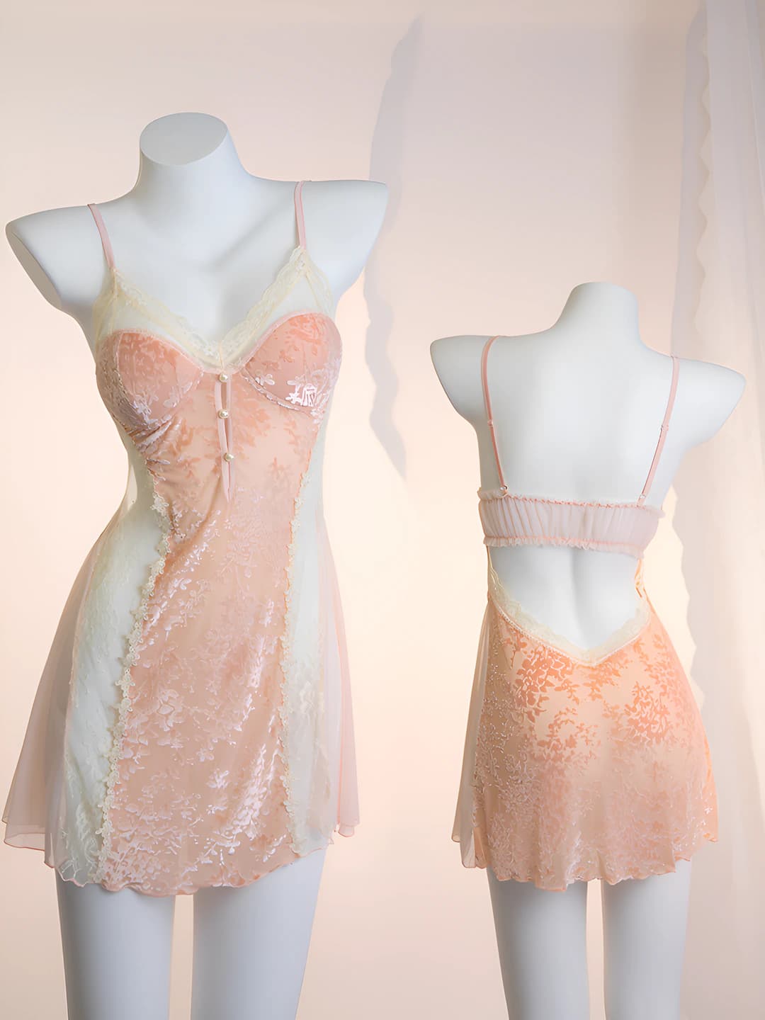 C5928 Pink (Pajama Dress)