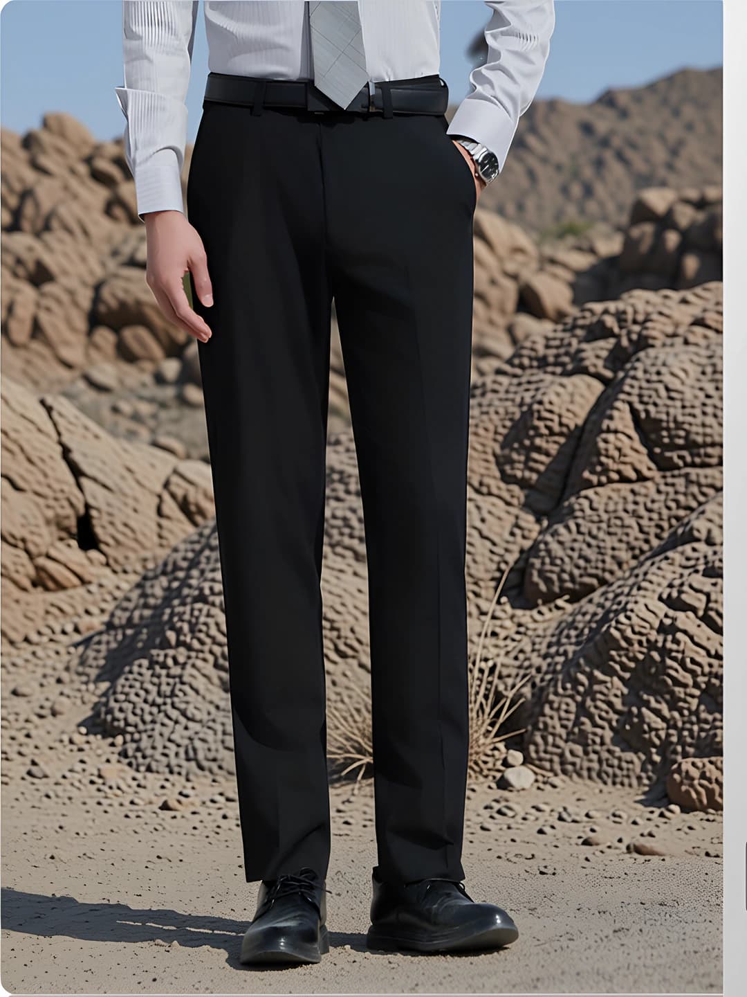 Black men's trousers