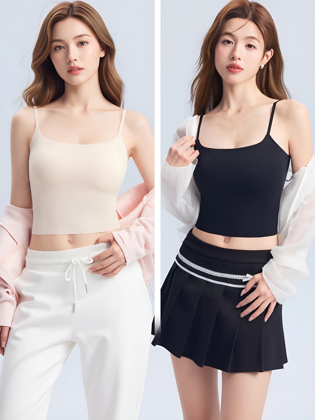 Teri rangi+Yulduzli qora (qisqa) 2 dona