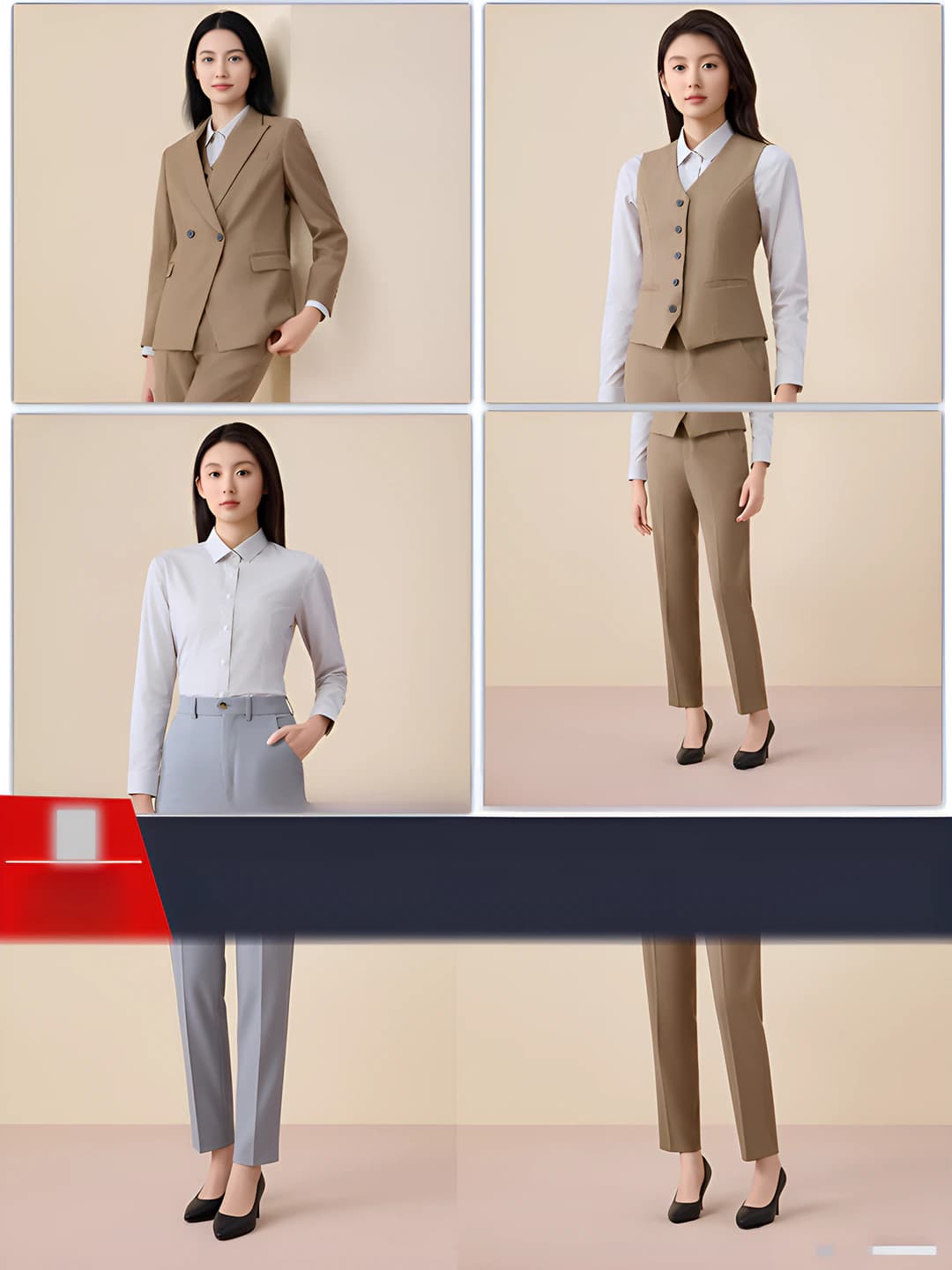 Xaki: Kostum+Kosovka+Vest+Shim