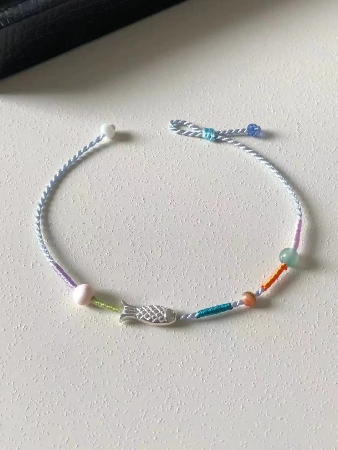 Textured fish bracelet