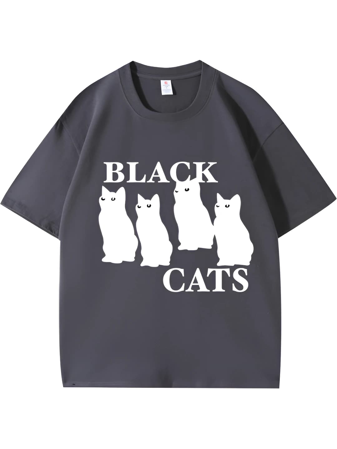Four white kittens in iron grey