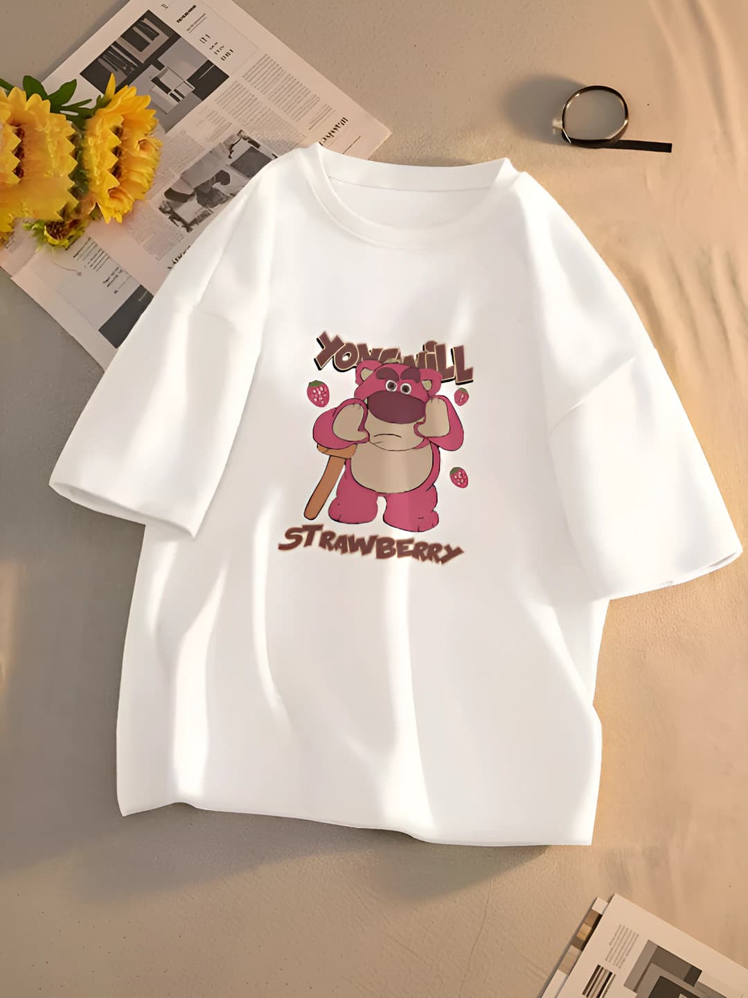 Розовый мишка