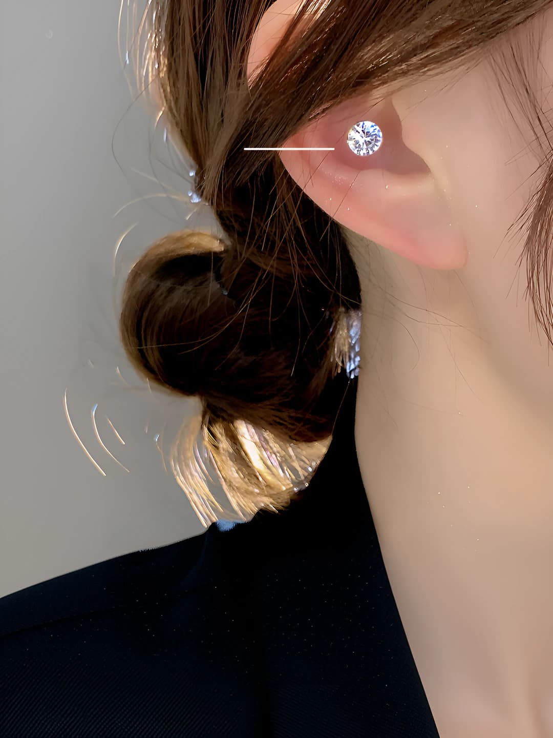 48165# Diamond magnetic stud-5mm (pair)
