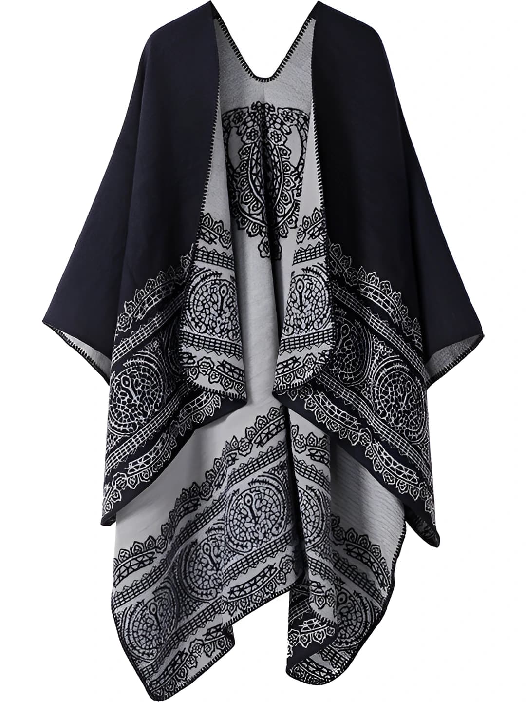 Lace pattern - navy