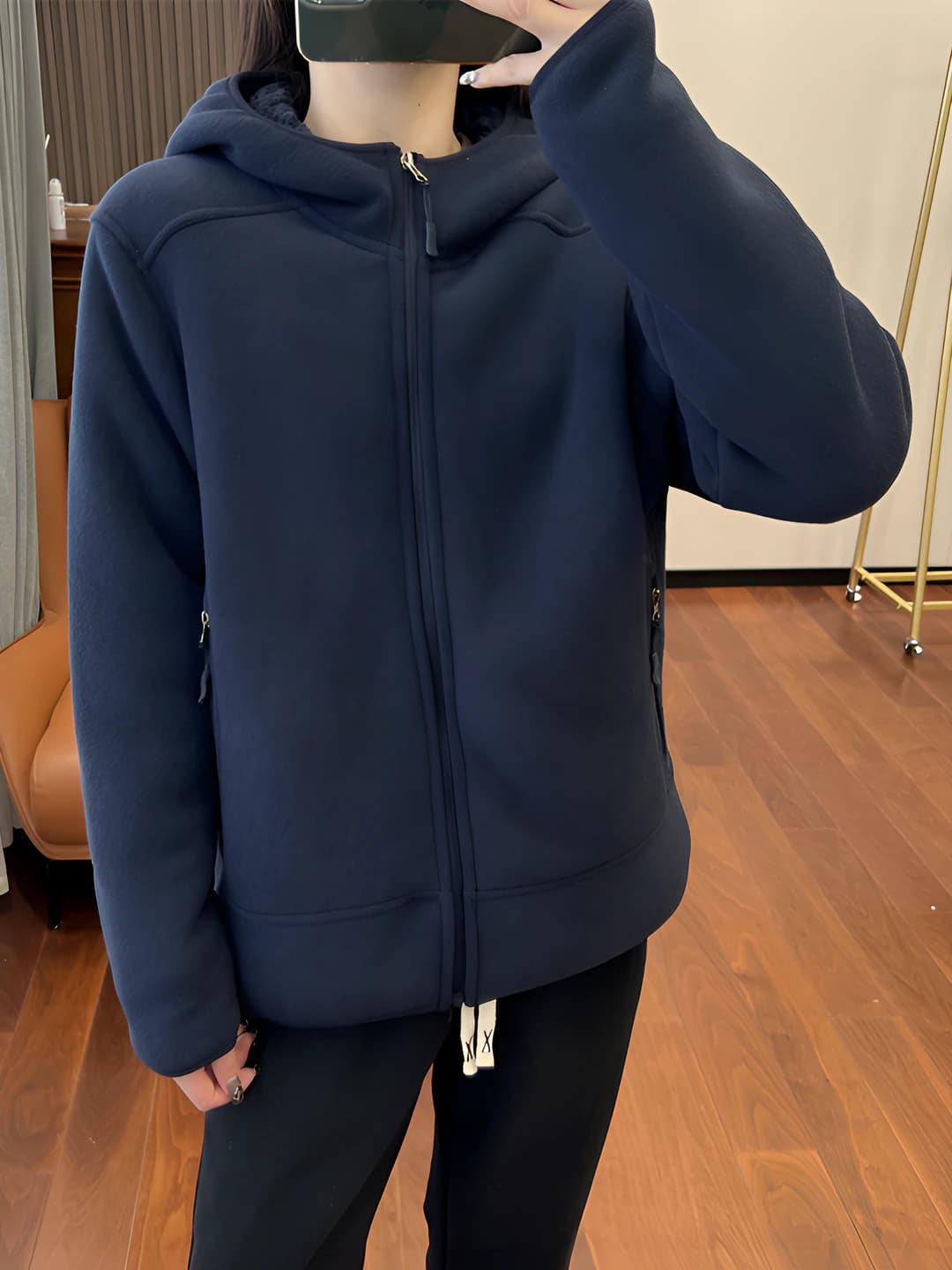 Hooded - dark blue