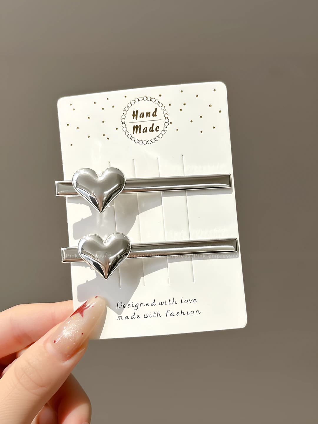 Solid heart, 7 cm