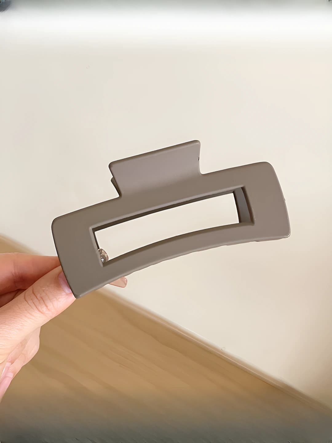 16# Matte coffee square clip 12.5 cm