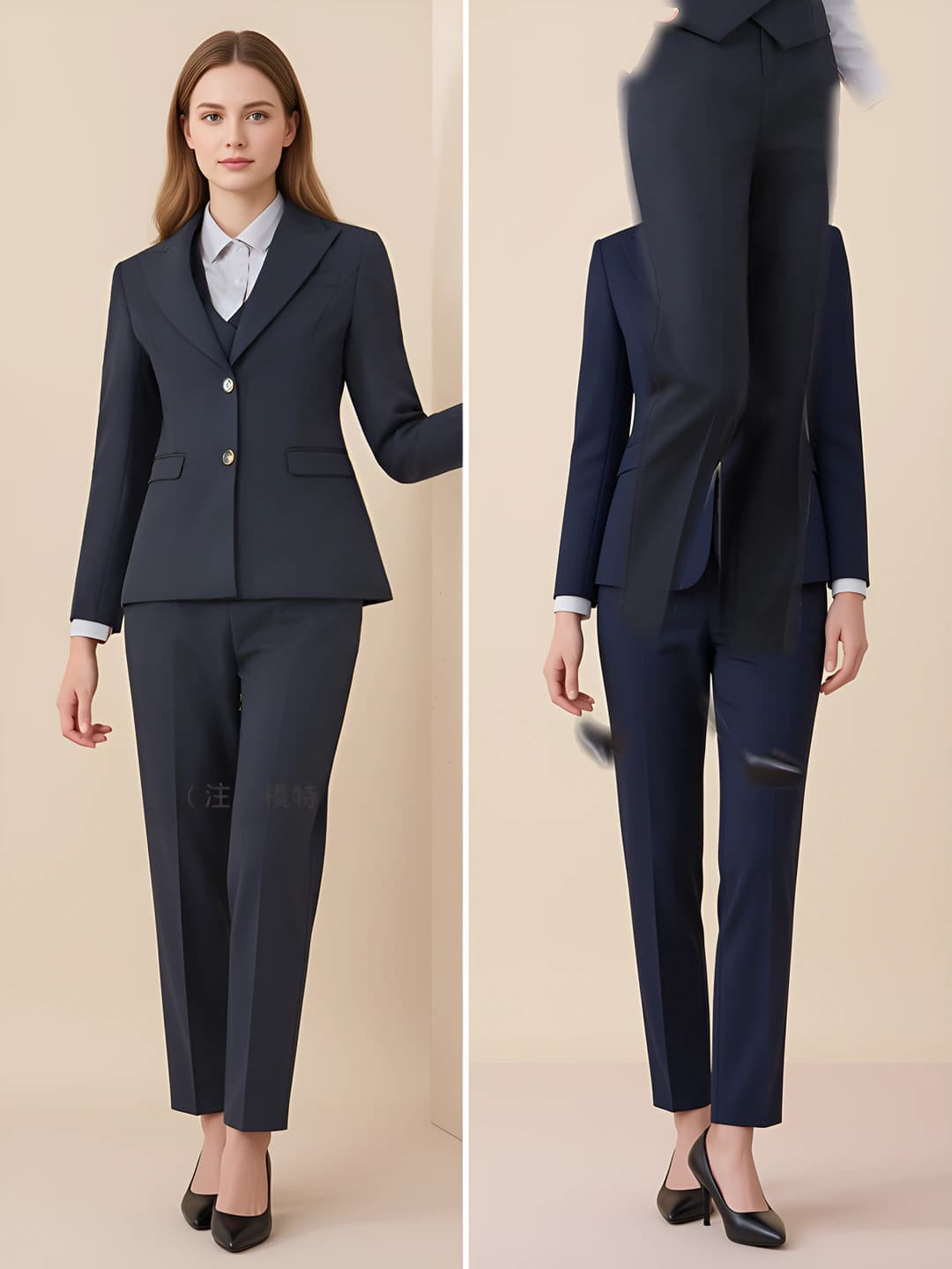 Black suit + trousers