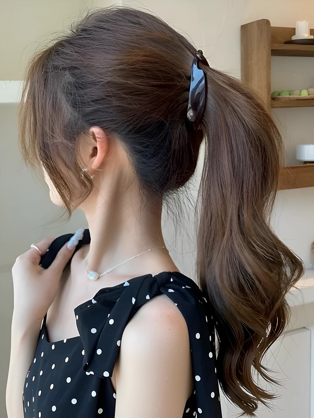 Black, moon clip, ~8 cm