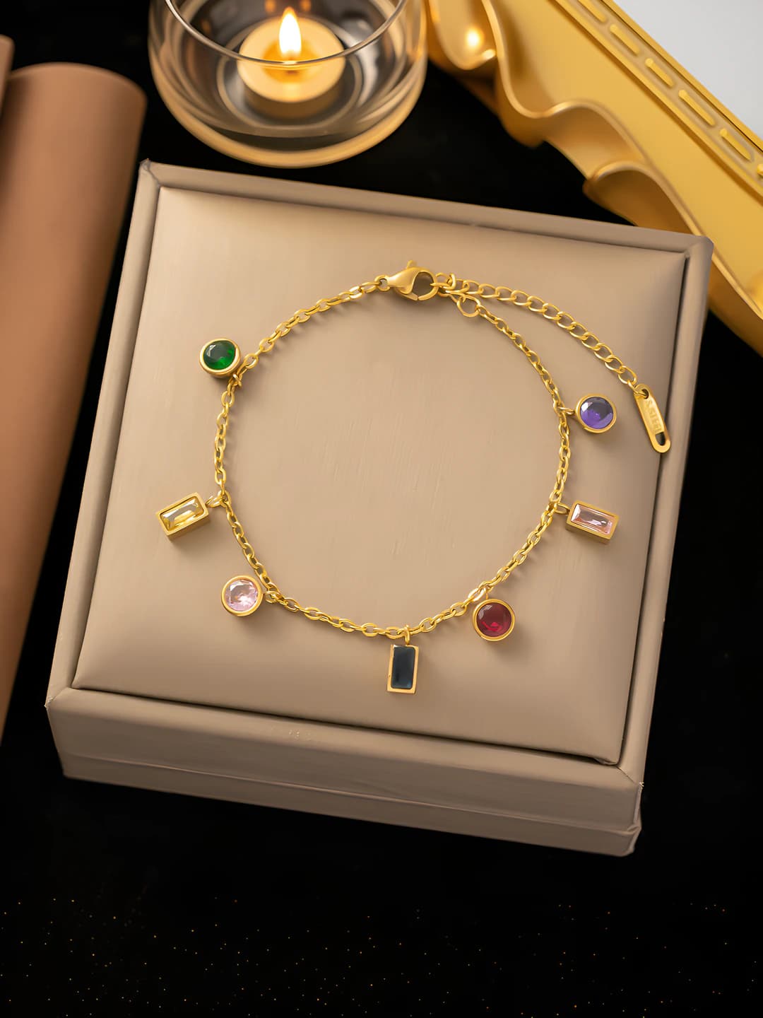 Zircon, gold