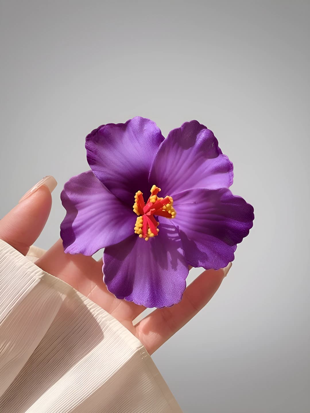 2# Фиолетовый зажим плумерия ~9.5 см