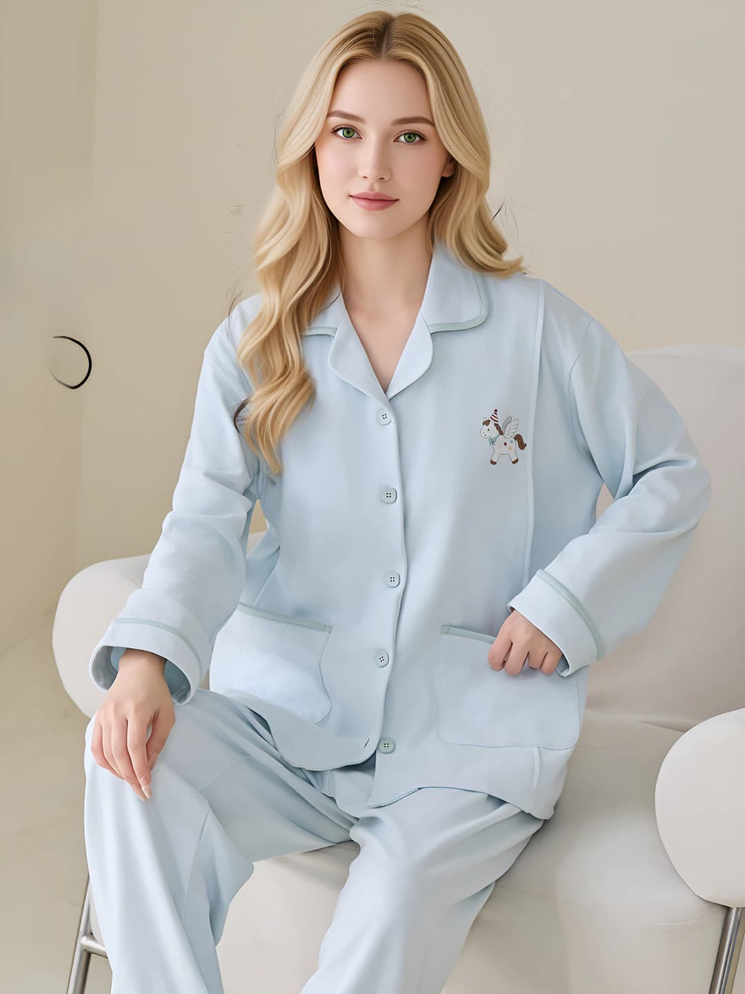 Teal island star pony (no bra, Class A, 10A antibacterial)
