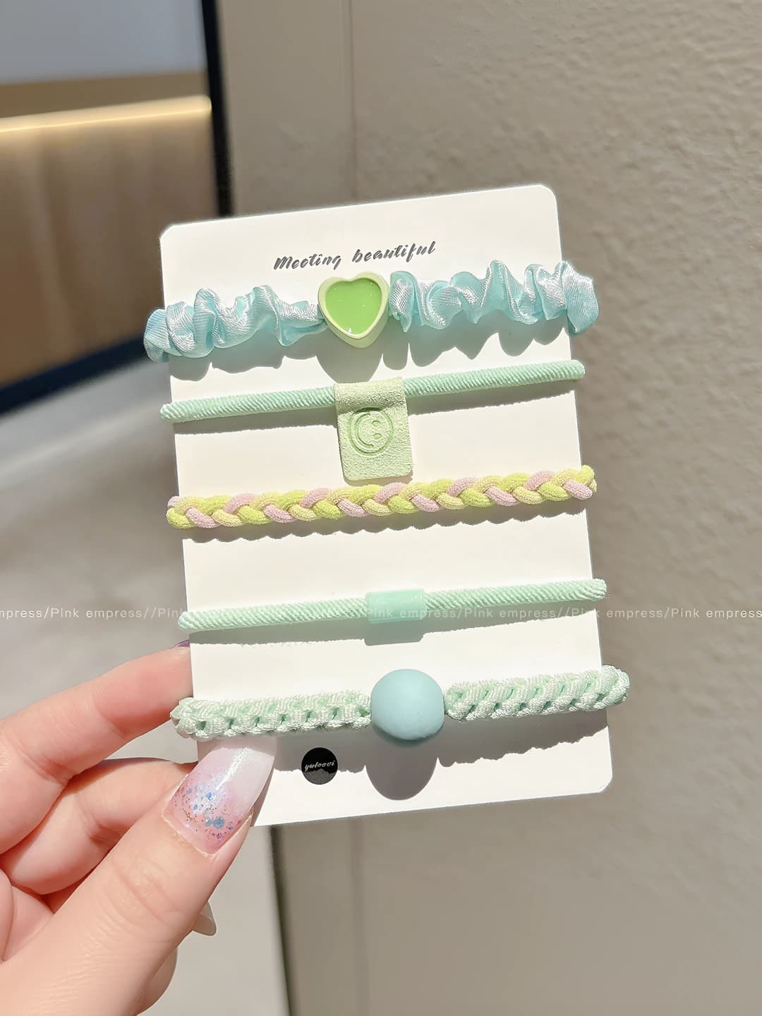 5# Green 5 pcs set 5.5 cm
