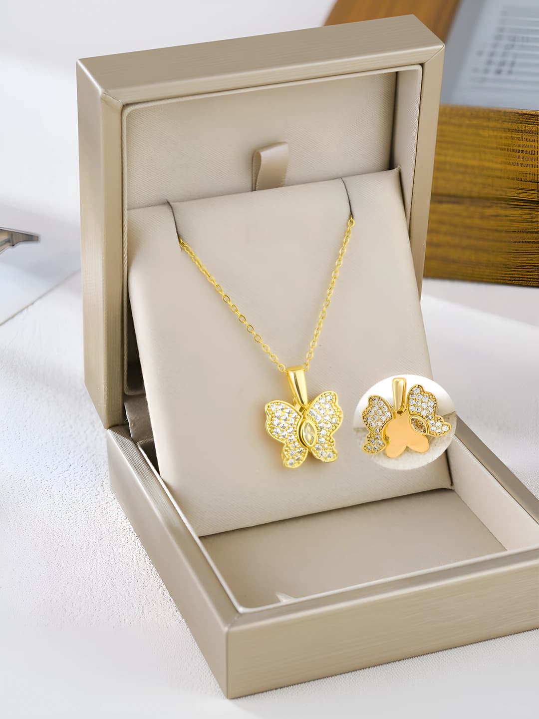 Gold butterfly