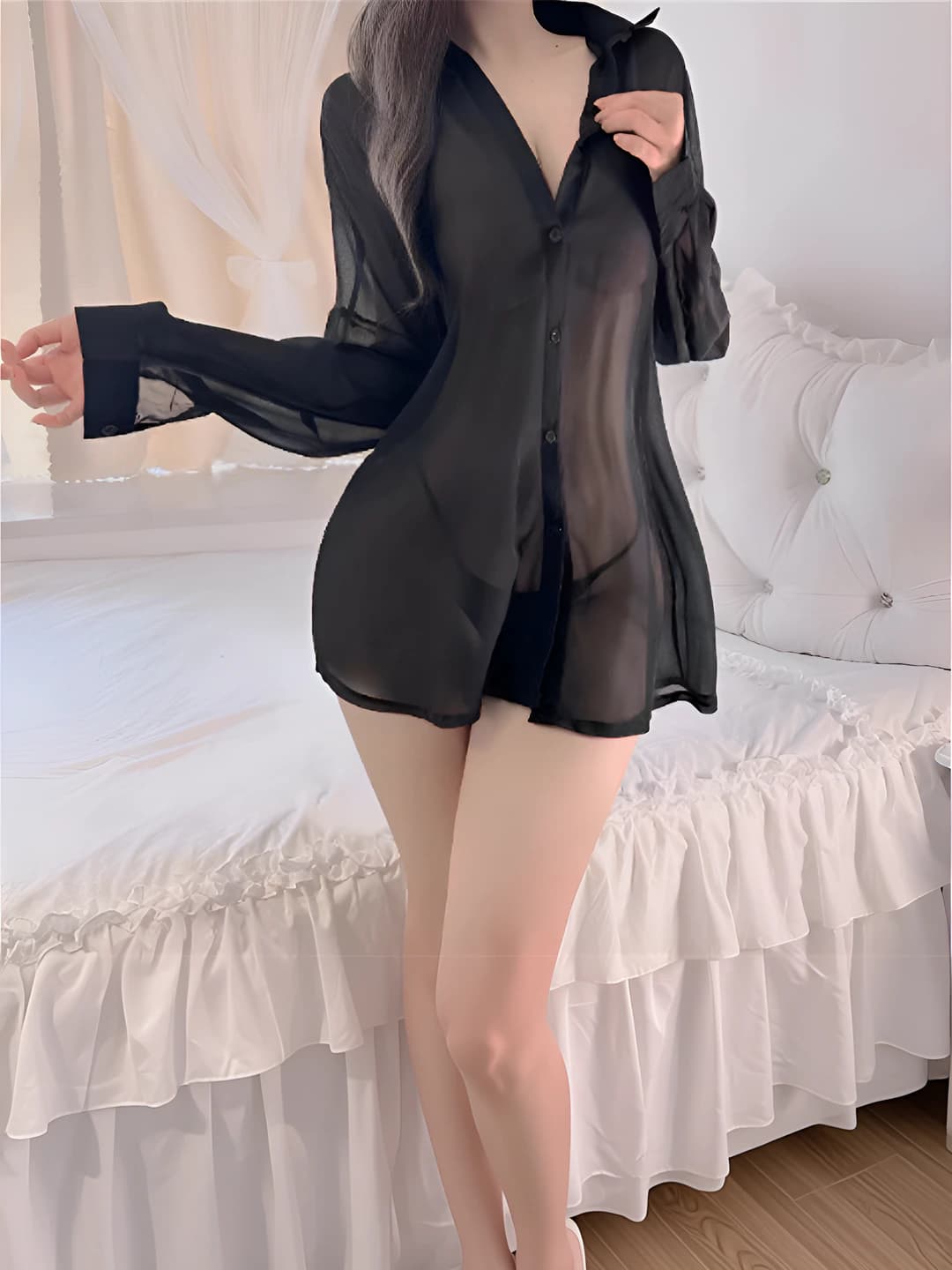 Black [Suit+T-Shorts]