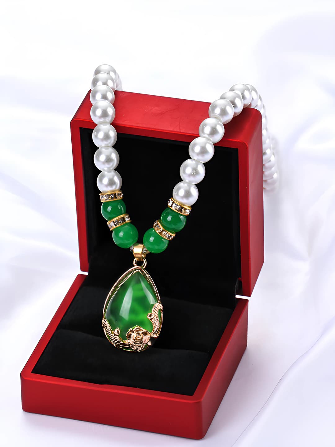 Rose necklace [Green]