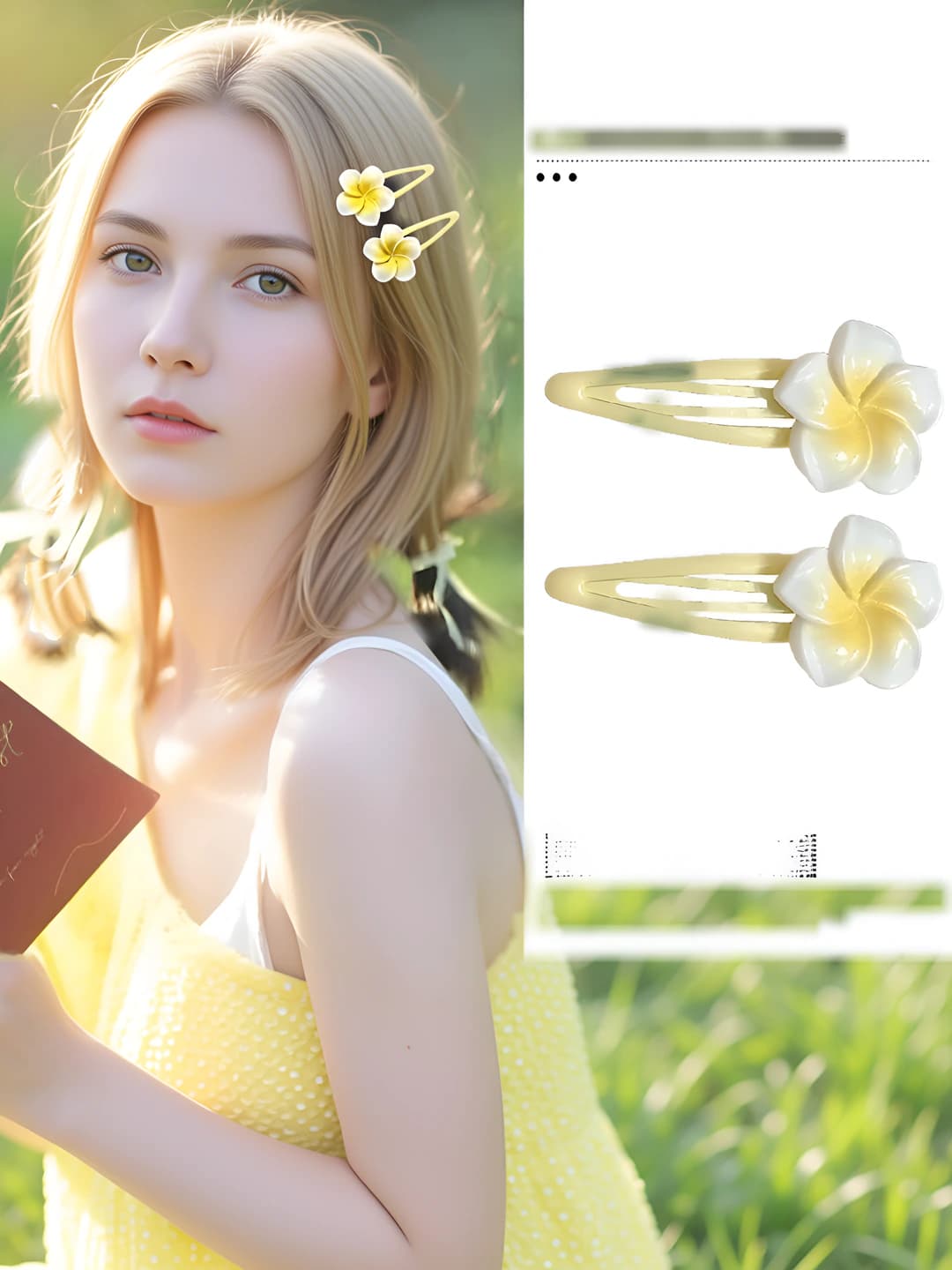 3# зажим-плюмерия капля 2 шт (ок. 5.7cm)