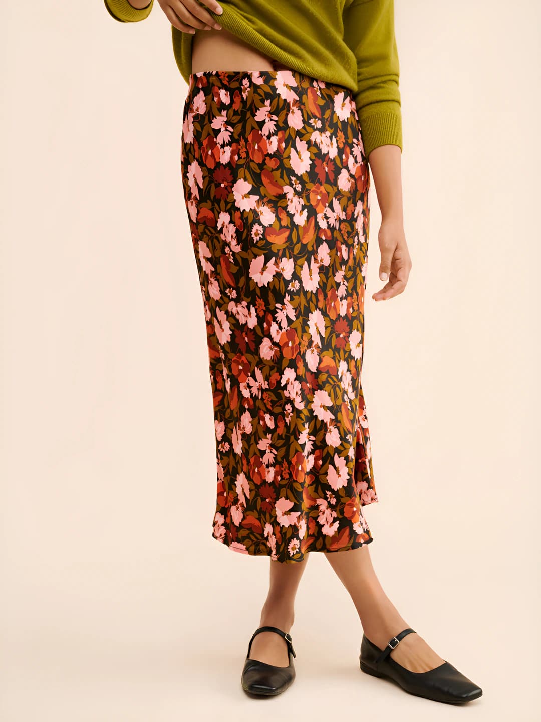 Brown floral