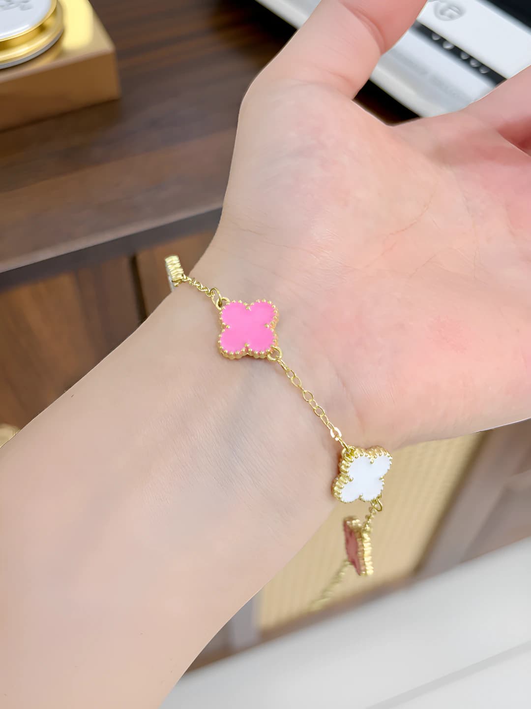 Pink+white