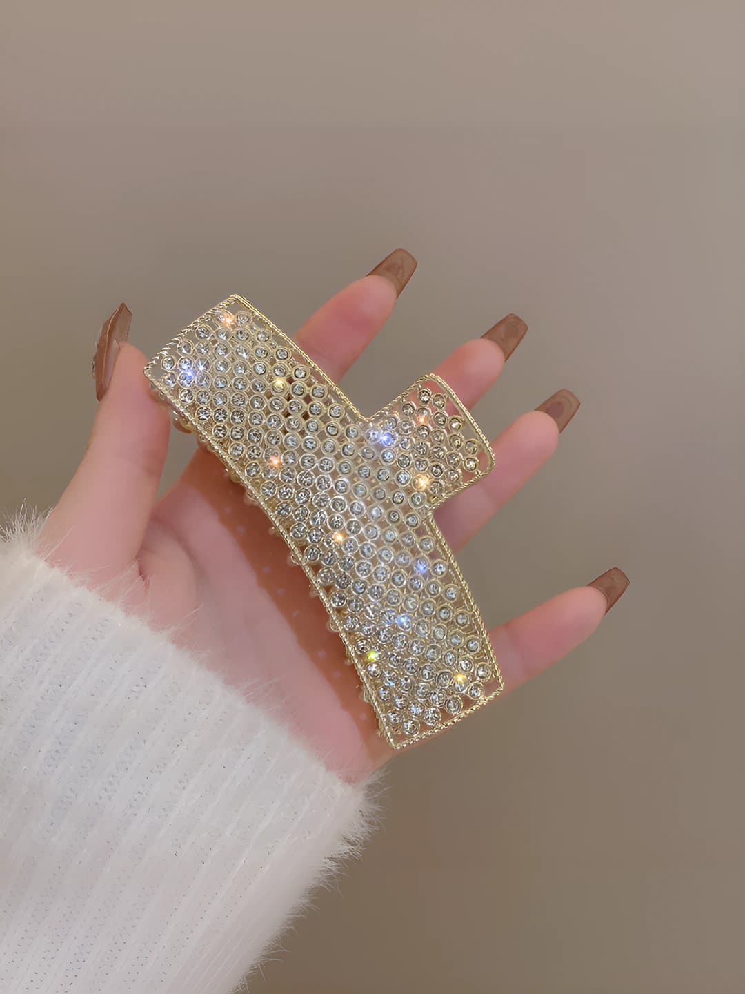 Gold - Square full diamond