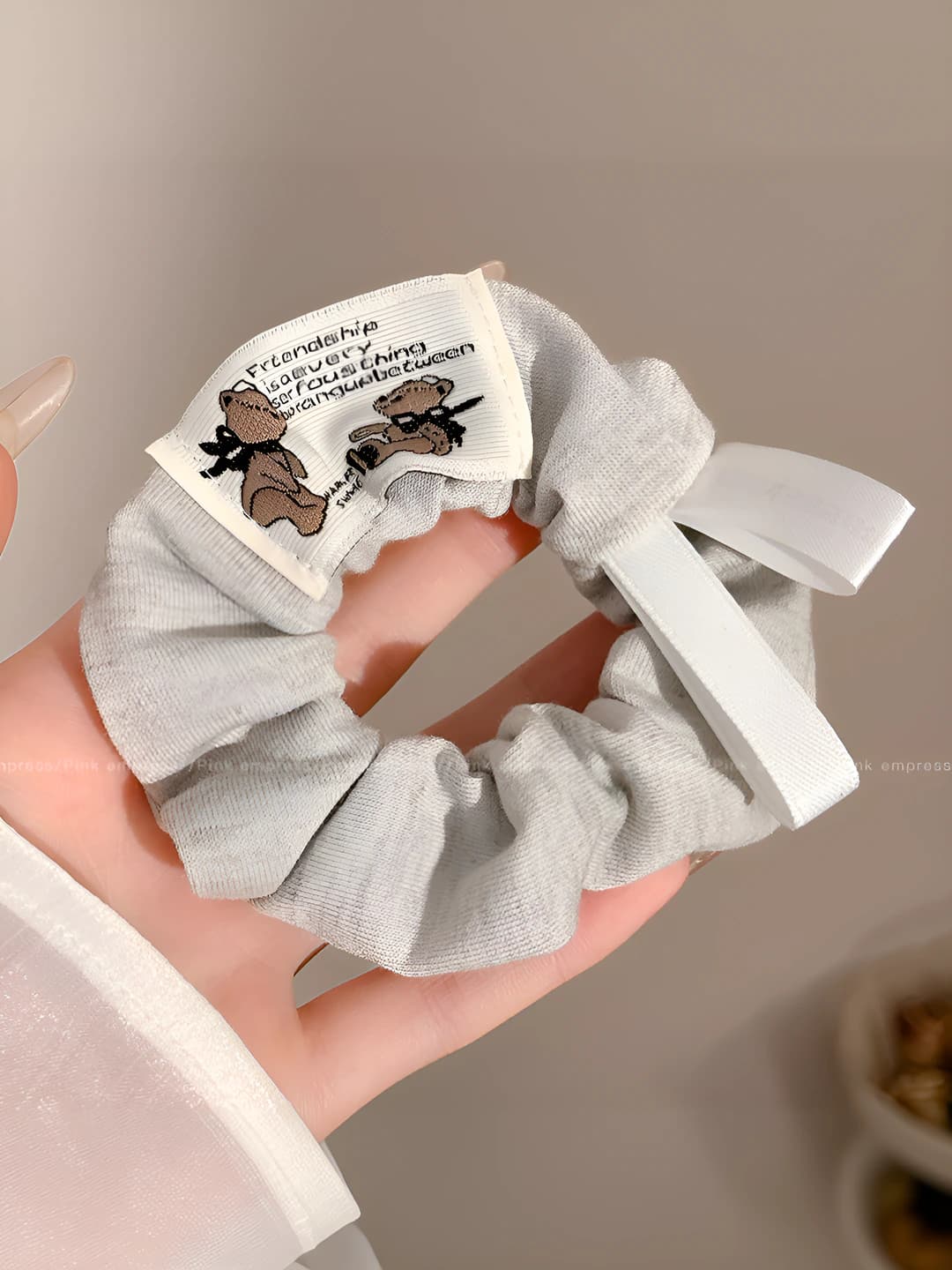 Коричневый с мишкой, 8 см