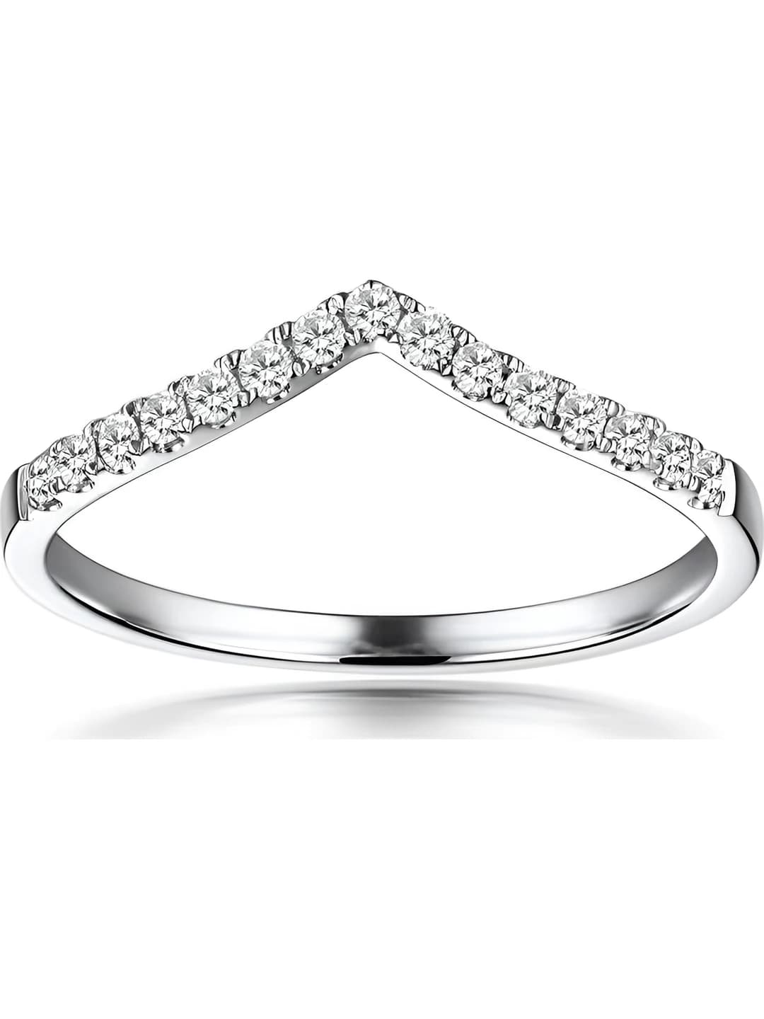 Gold V ring