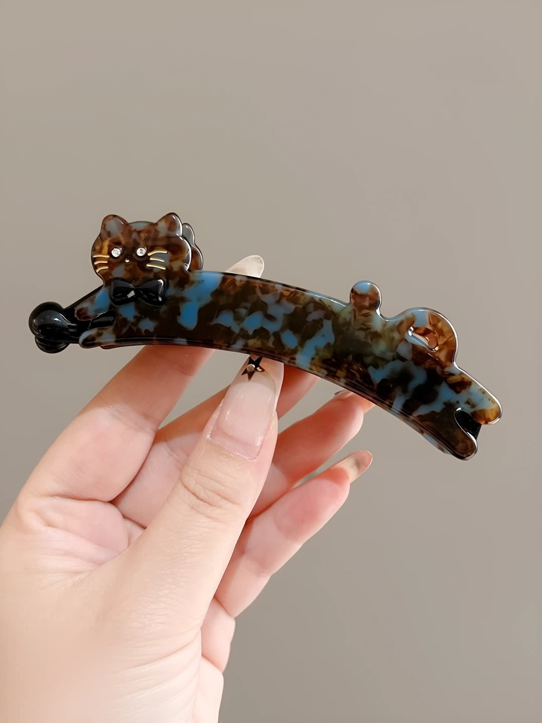 2# Синий кот банановый клипс базовый клипс ок. 11 см ацетат