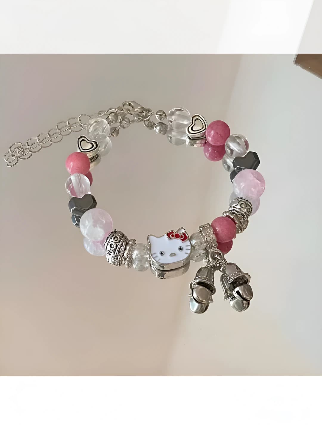 KT cat bell bracelet