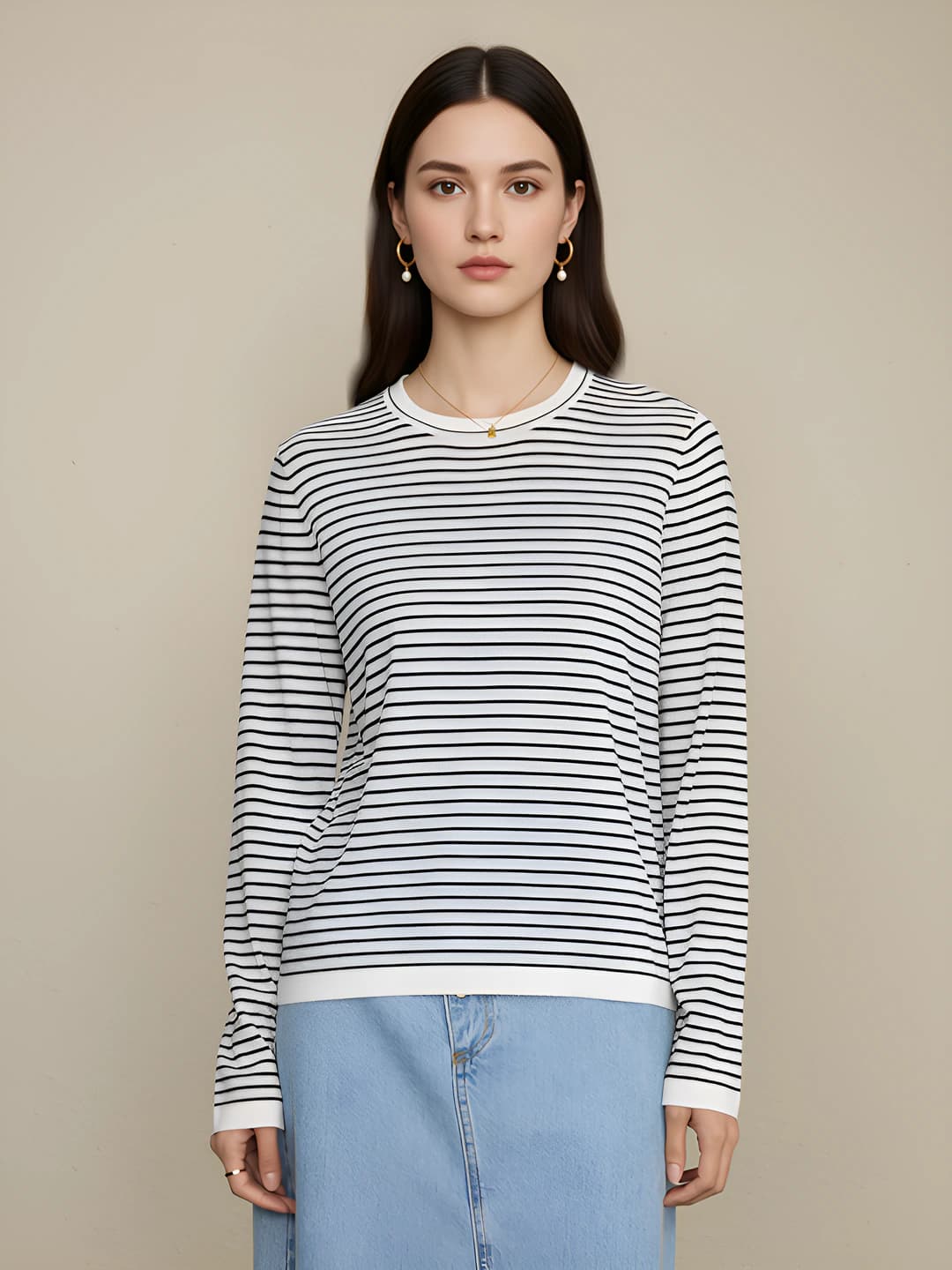 White striped