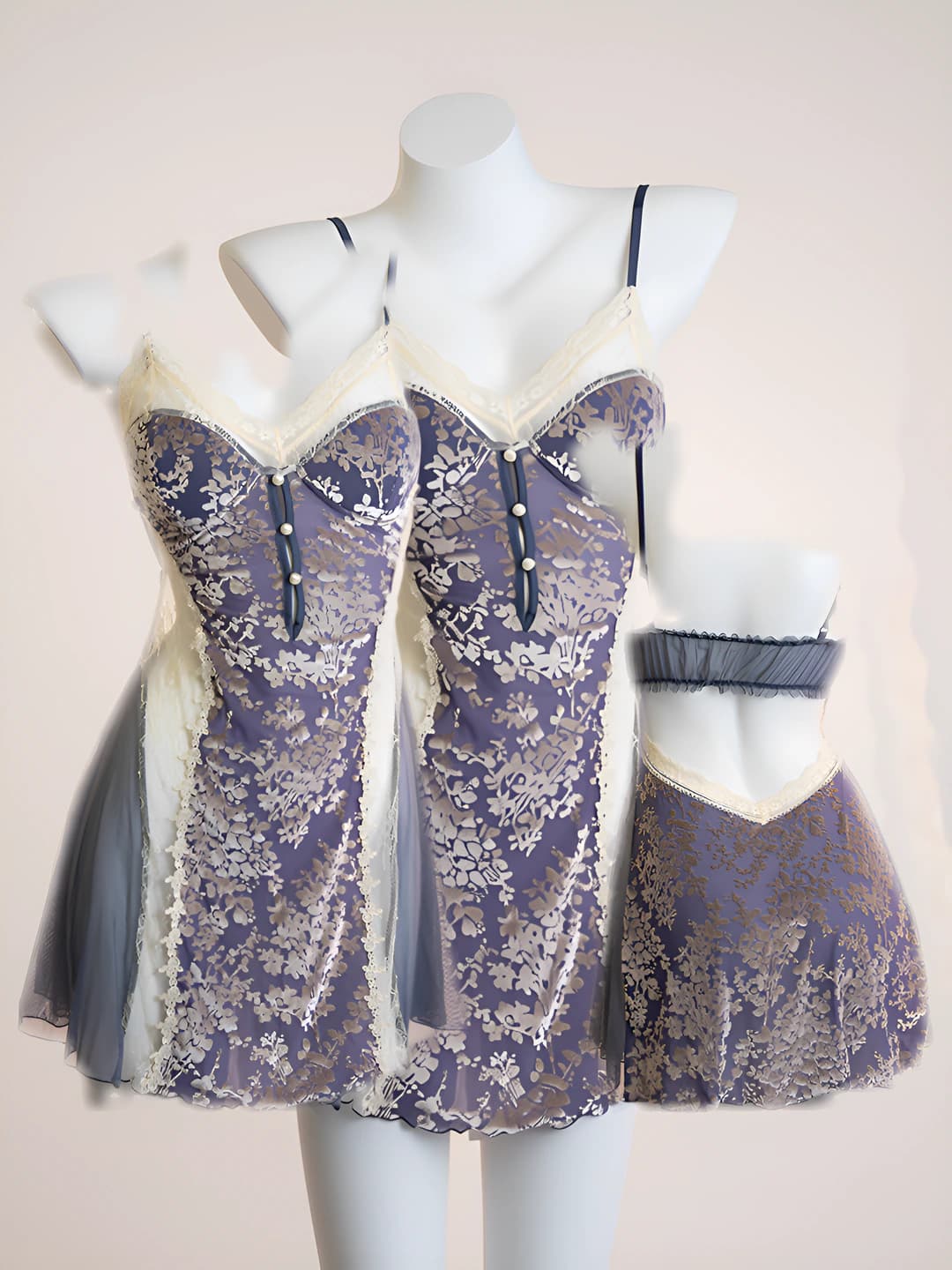 C5928 Blue (Pajama Dress)