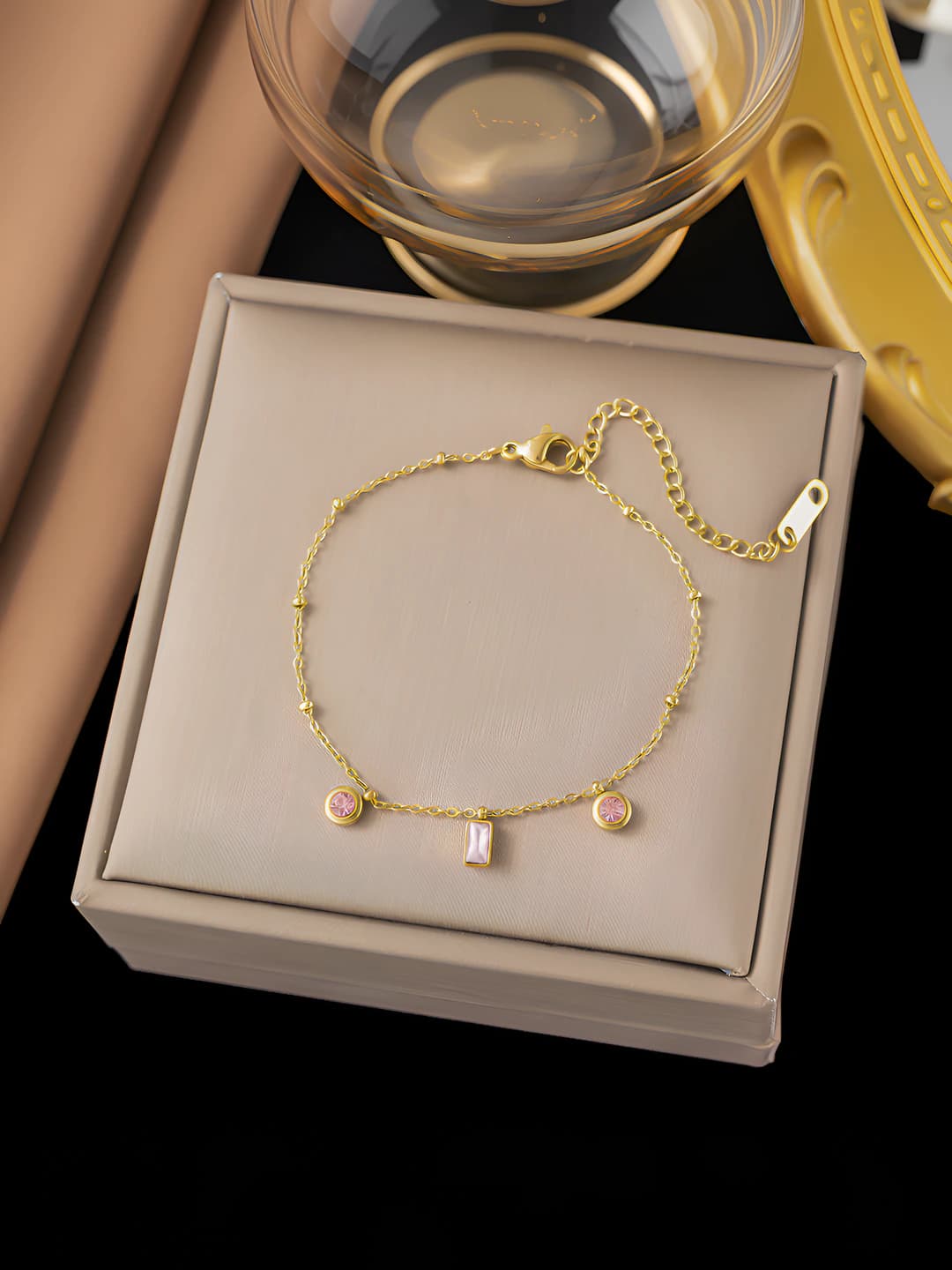SLE25 Pink diamond Silver