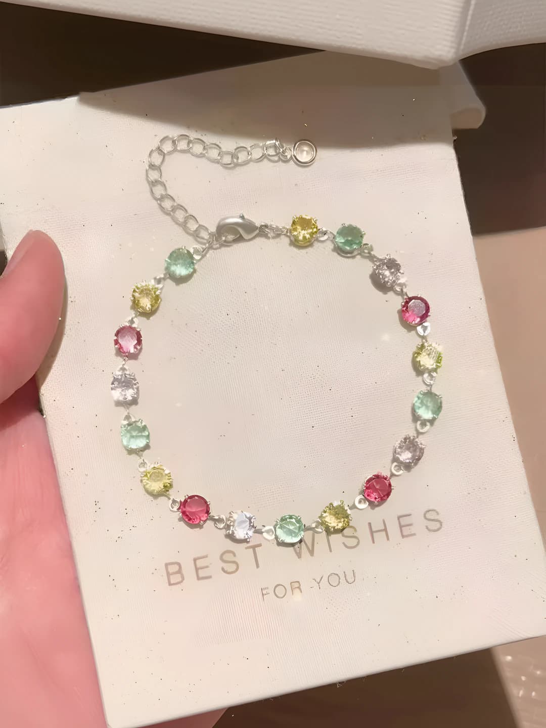 Women's summer Korean style geometric round candy bracelet