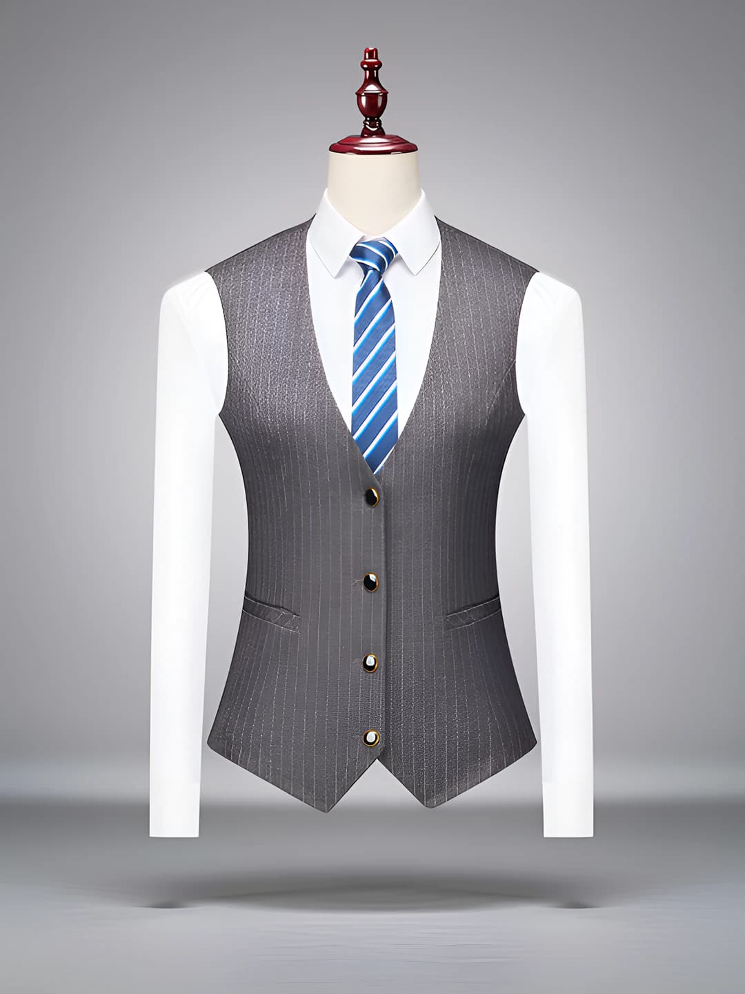 Women's grey vest